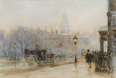 Una calle de Londres, 1889 de Herbert Menzies Marshall
